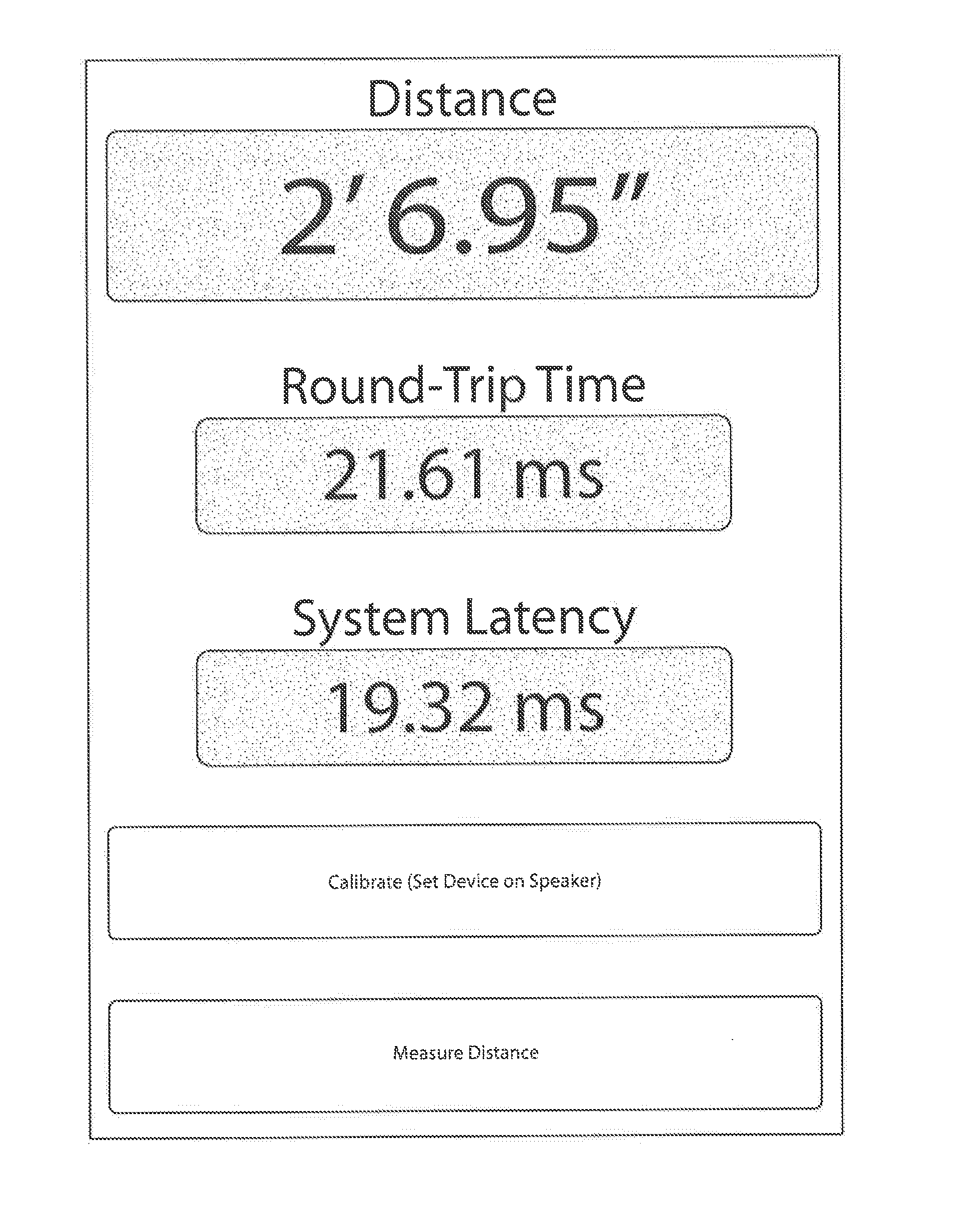 Device, Method and Software for Measuring Distance To A Sound Generator By Using An Audible Impulse Signal.