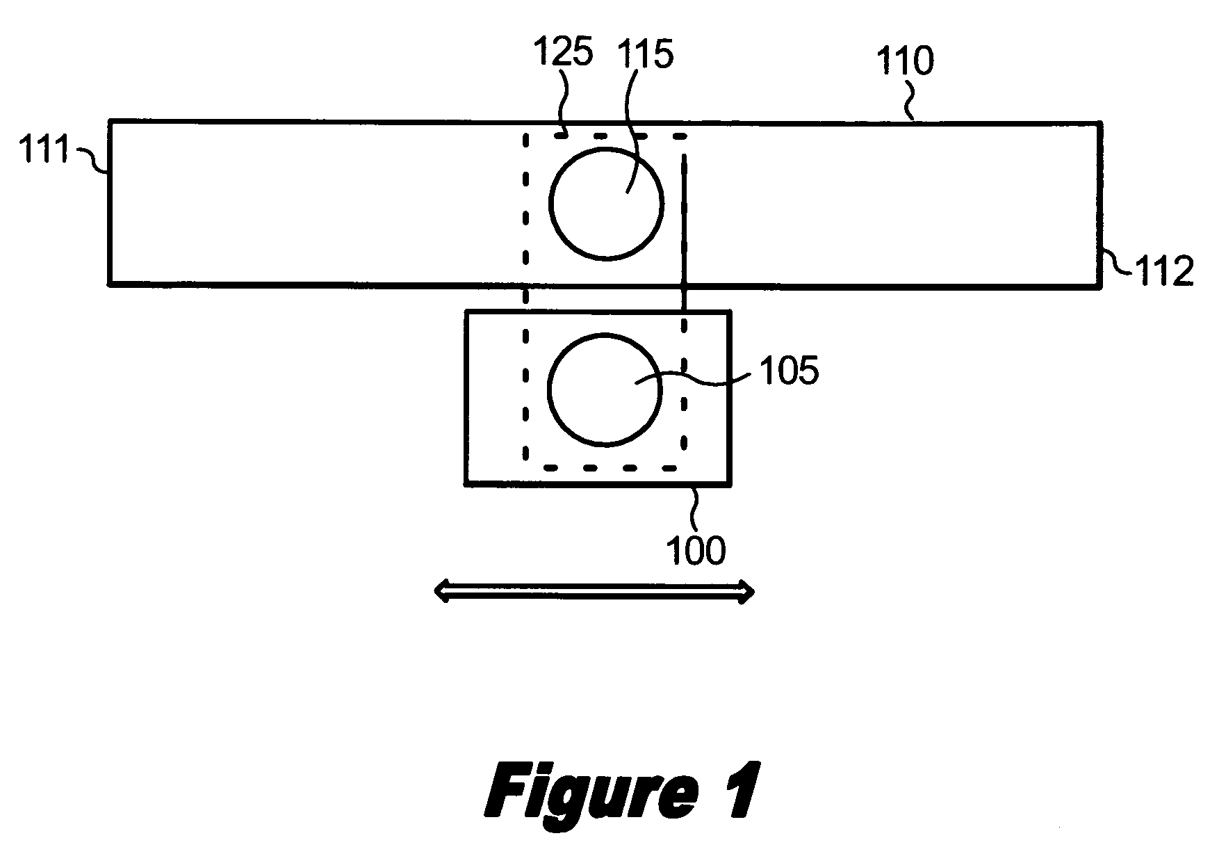 Micro range radio frequency (RF) communications link