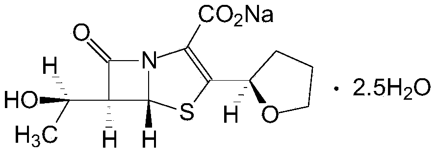 Faropenem sodium granule and preparation method thereof