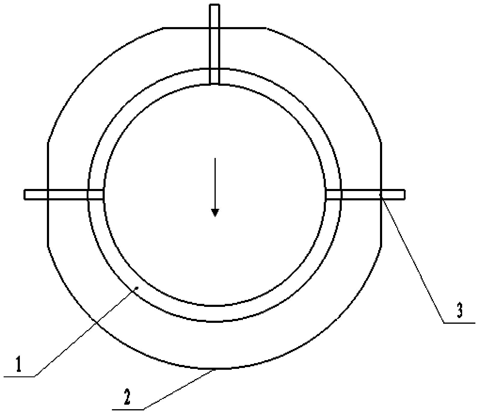 Supporting device for cascade connection type electron beam diode suspension electrode and driving circuit thereof