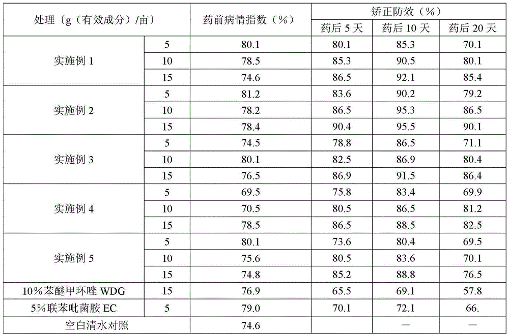 A compound synergistic bactericidal composition containing bixafen and difenoconazole and its application