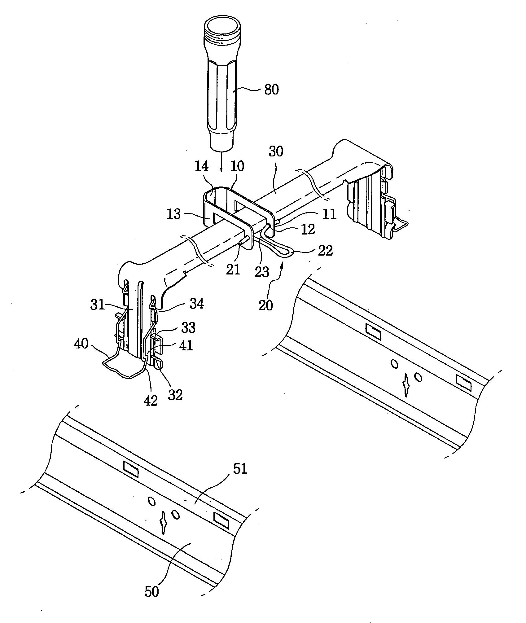 Mounting structure for sprinklers