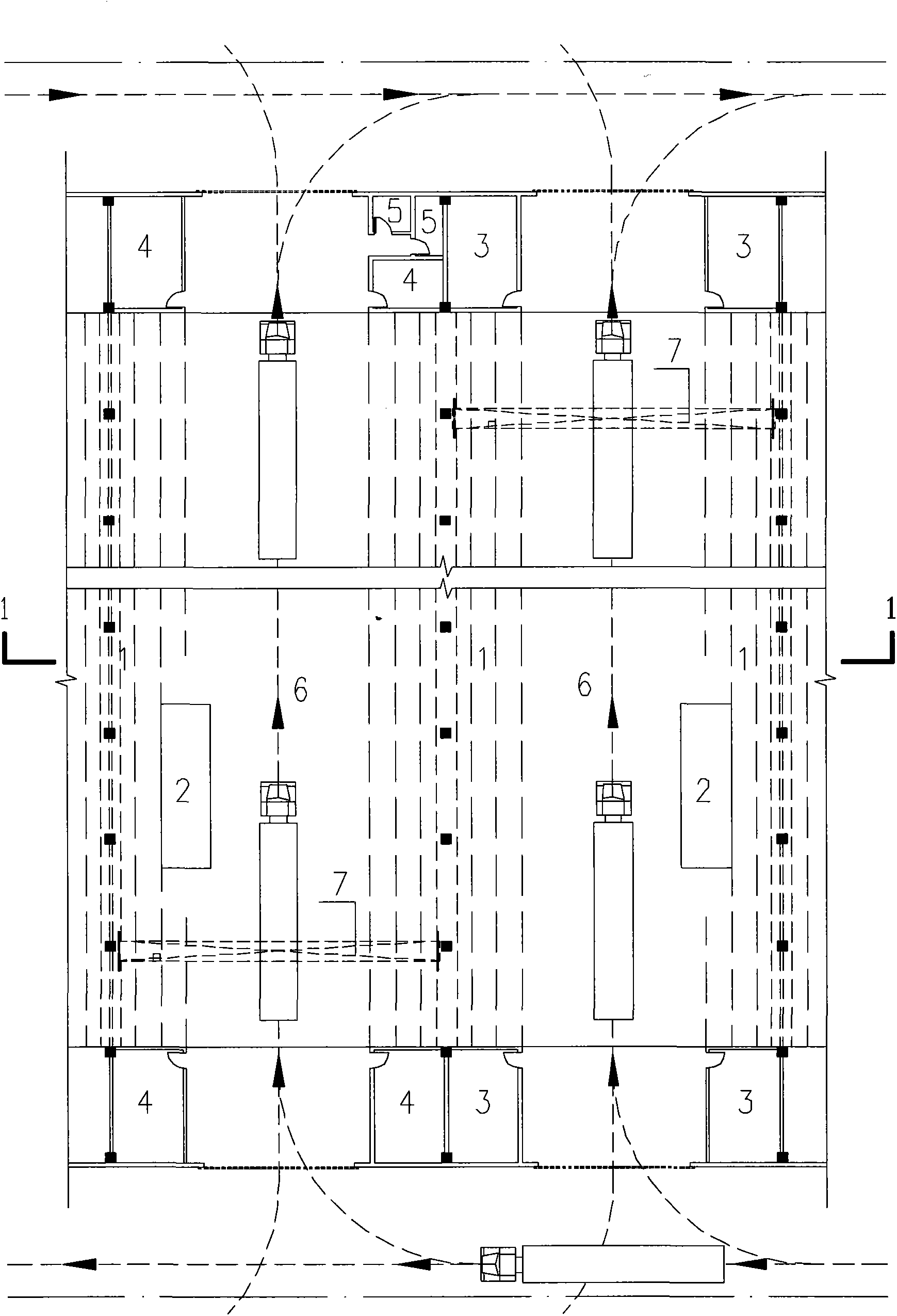 Metal storage processing building unit and unit group thereof