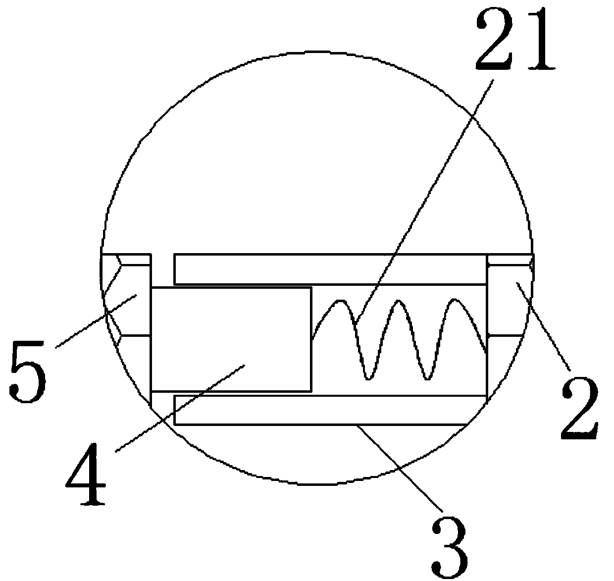 Powder screening device for rubber