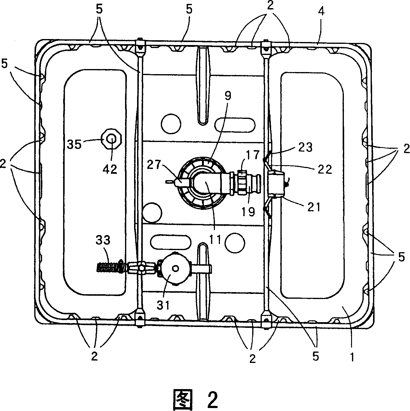 Liquid storage tank and liquid feeding device