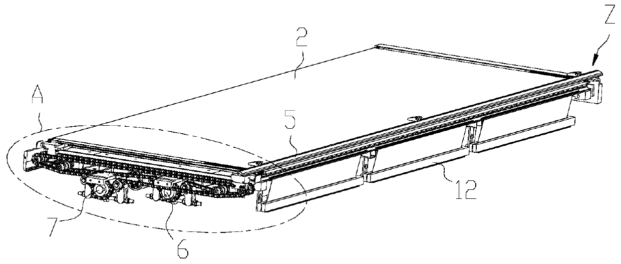 Medical transferring bed