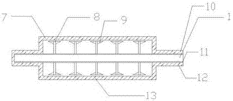 Novel energy-saving corrugated roller