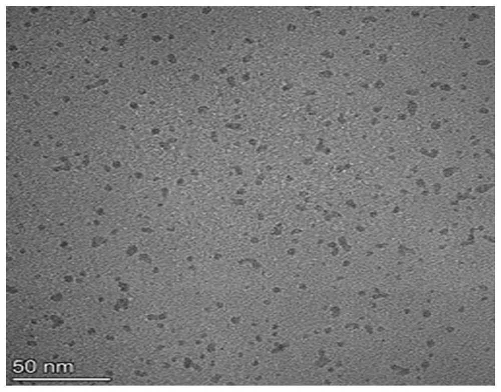 Ratio-dependent fluorescent probe for detecting residual quantity of 2, 4-D and determination method