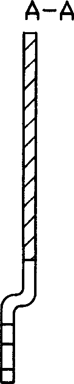 Thread-clamping and thread-loosing apparatus for straight-bar machines