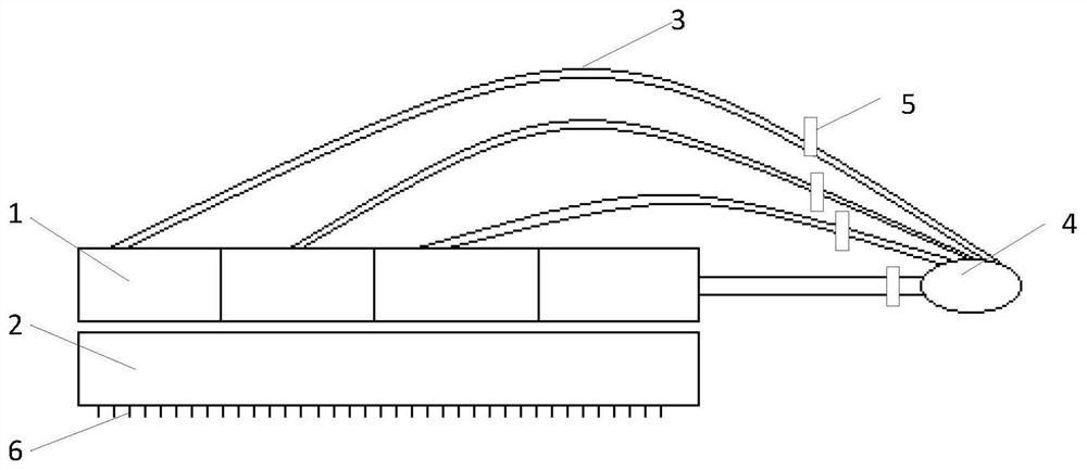 Micro-needle auxiliary material device