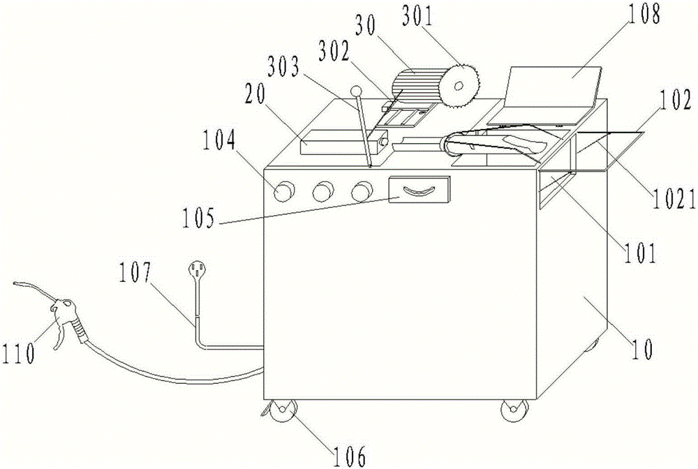 A pneumatic sugarcane slicer