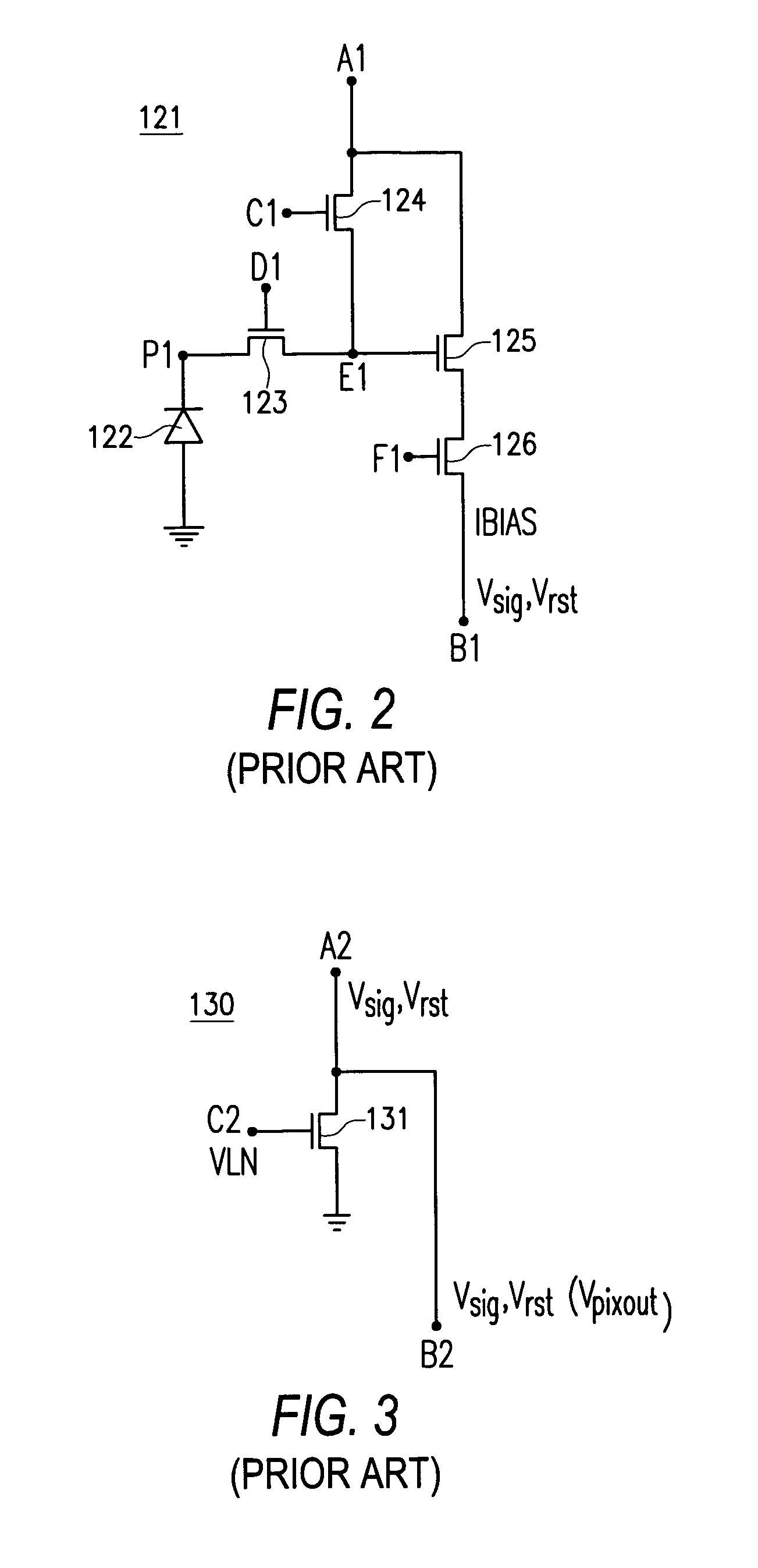 Operation stabilized pixel bias circuit