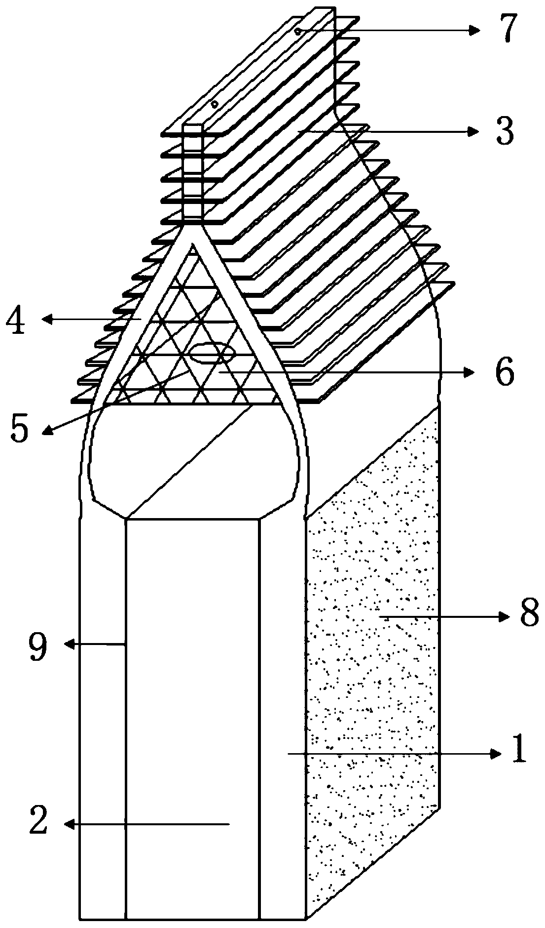 Battery safety heat management device