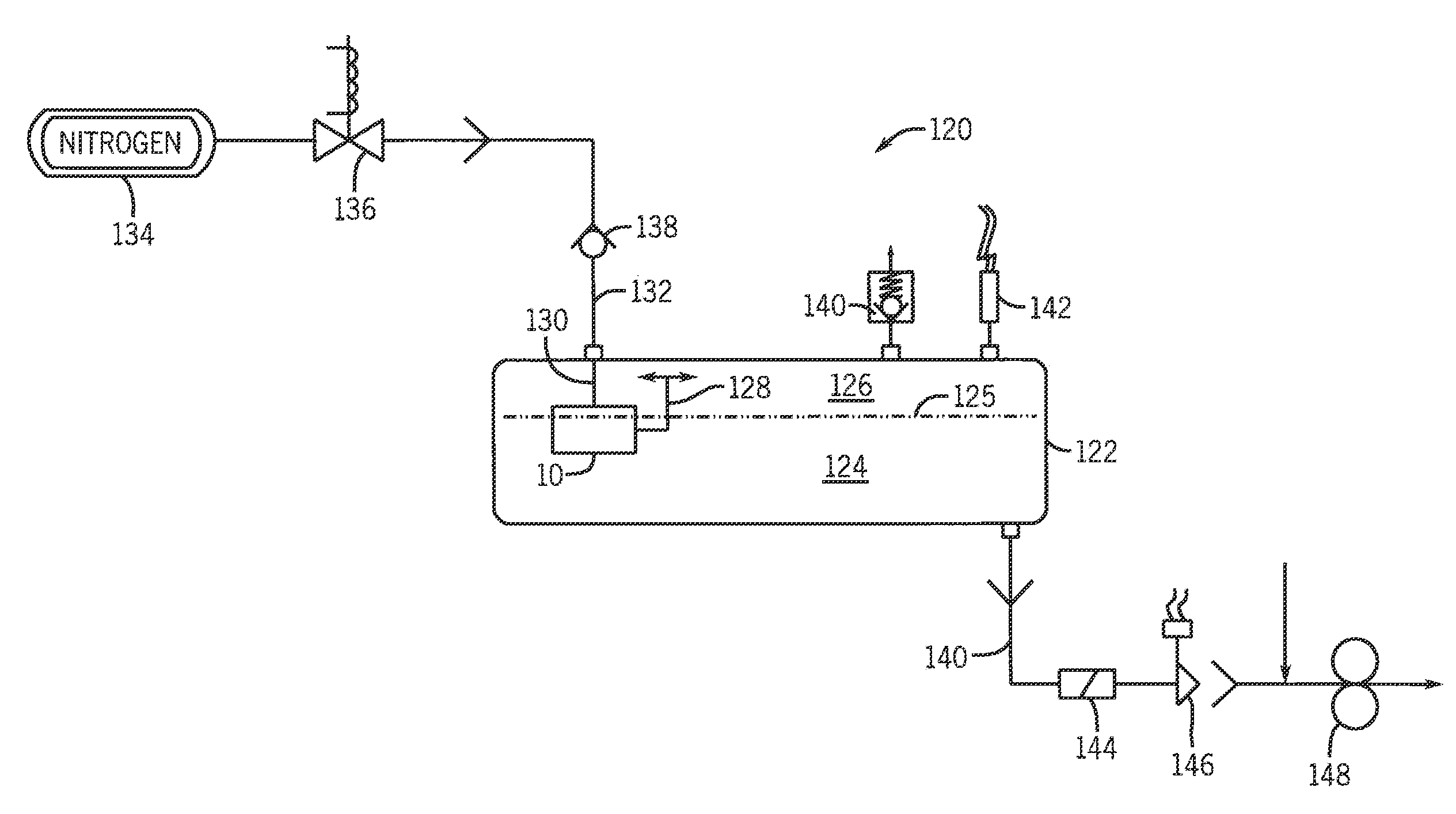 Ullage pressure regulator