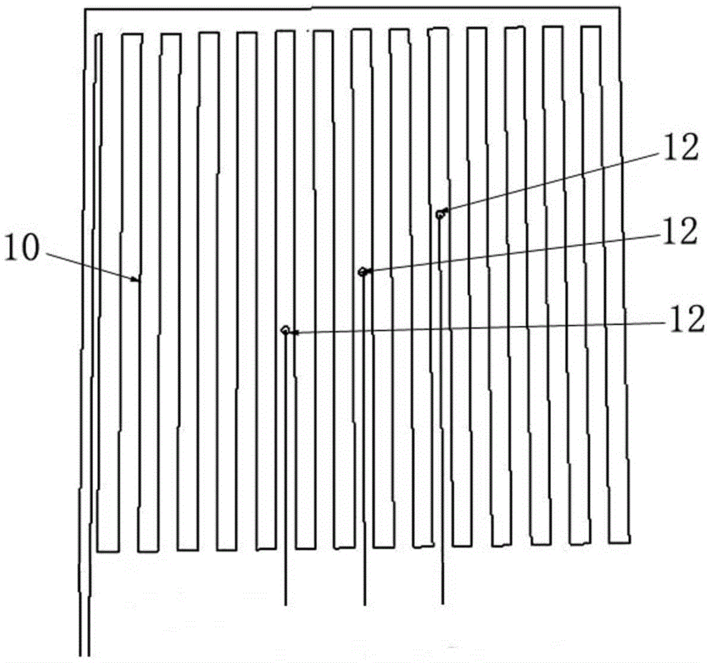 Testing device for heat conductivity coefficients of concrete in dry state