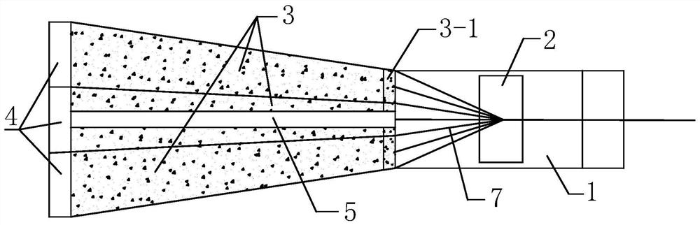 A composite anchorage of suspension bridge tunnel anchor and its construction method