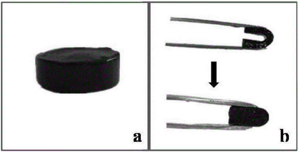 Preparation method of flexible polyaniline conductive composite hydrogel material