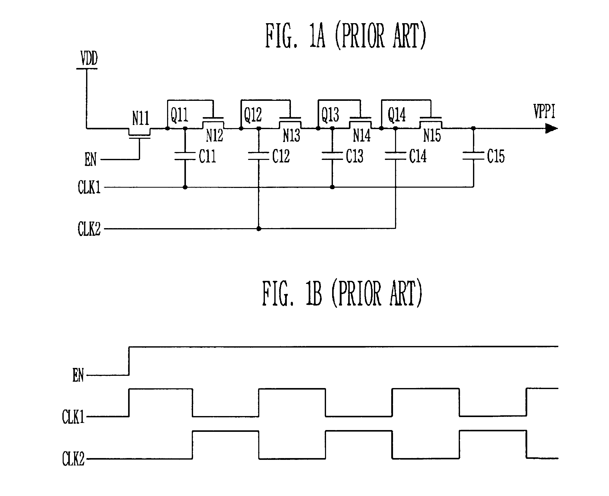 Pumping circuit for outputting program voltage and program verify voltage of different levels