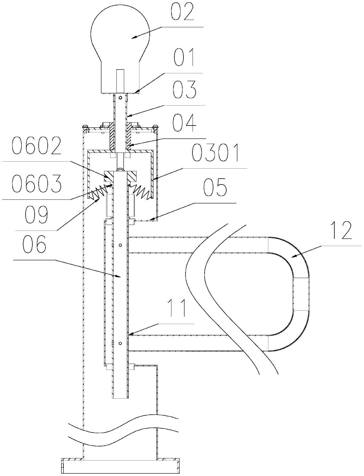 Self-locking electrostatic discharge alarm instrument for human body