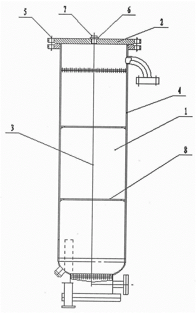 An anti-molecular sieve pulverization oxygen production host adsorption tower