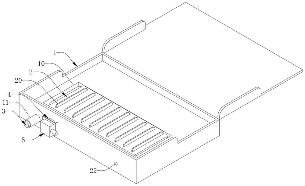 An electric spare injection box