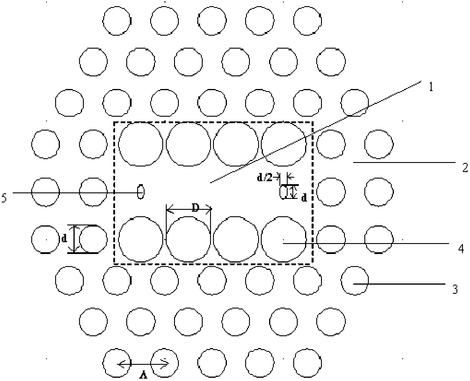 High double-refraction photonic crystal fiber (PCF)