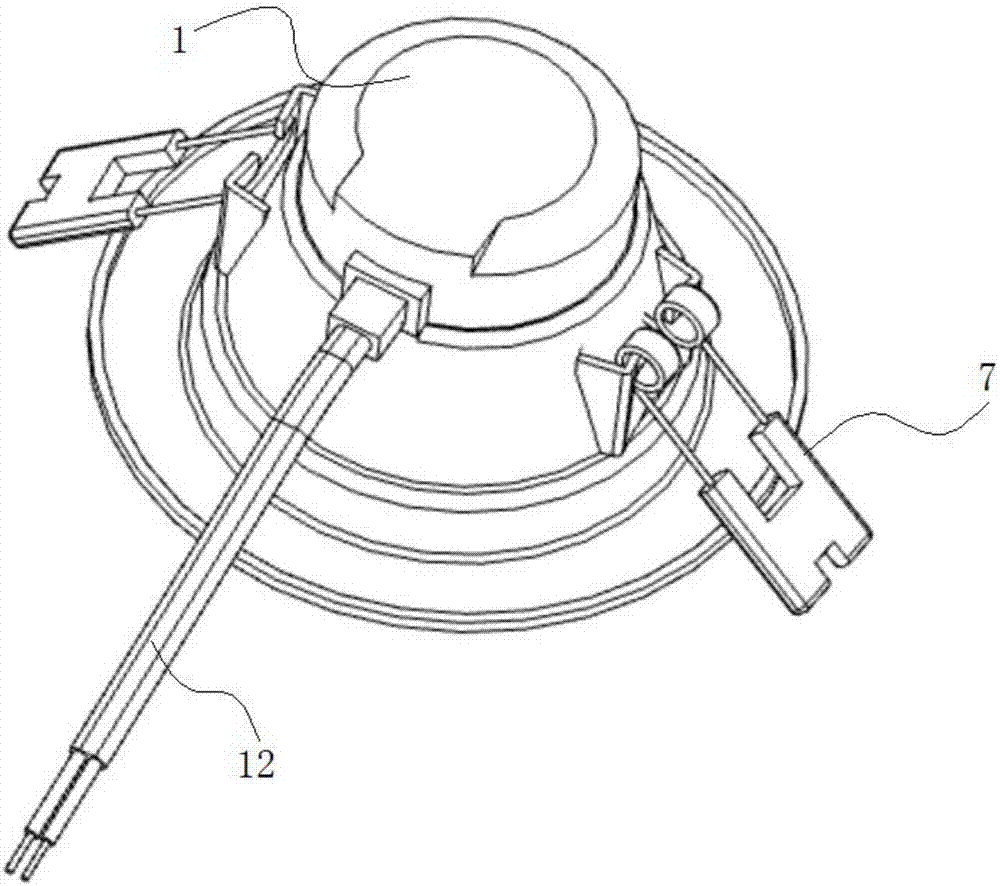 Downlight spring automatic assembling equipment