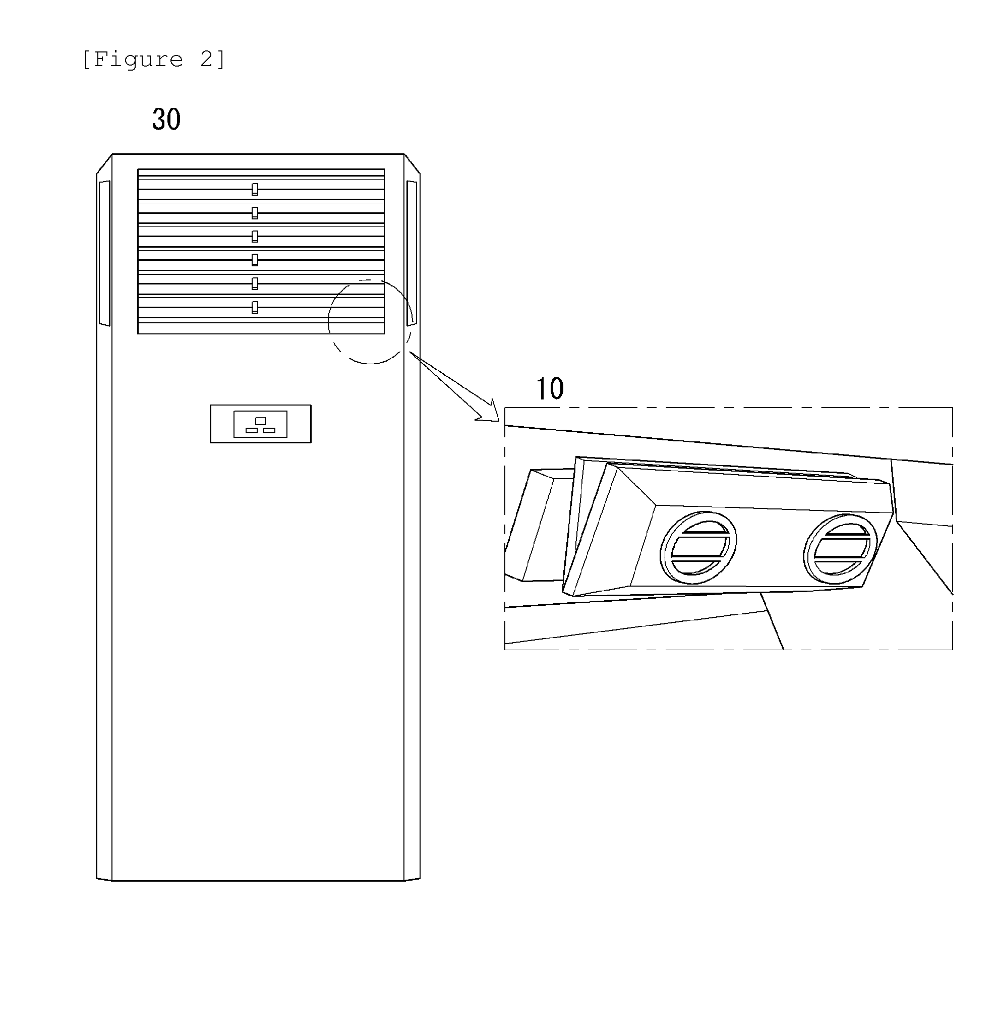 Air conditioner with ionizer