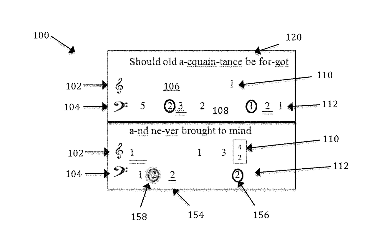 Piano musical notation