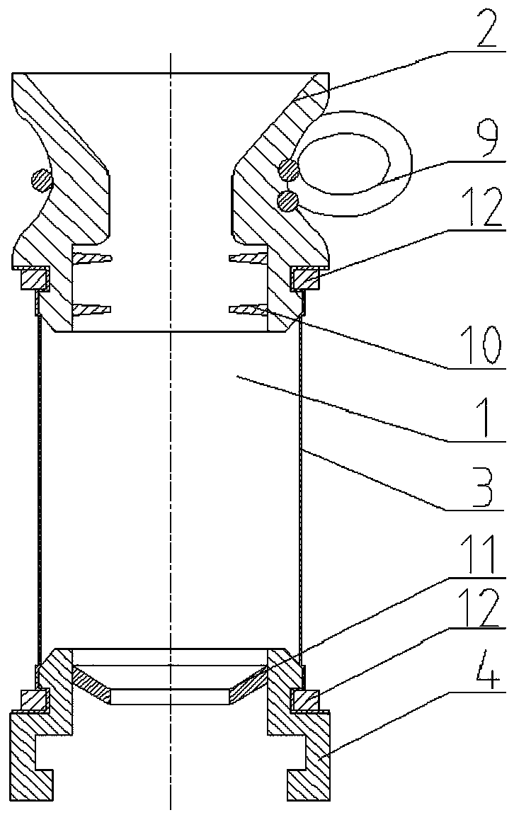 Telescopic airtight assembly special for bronchoscope