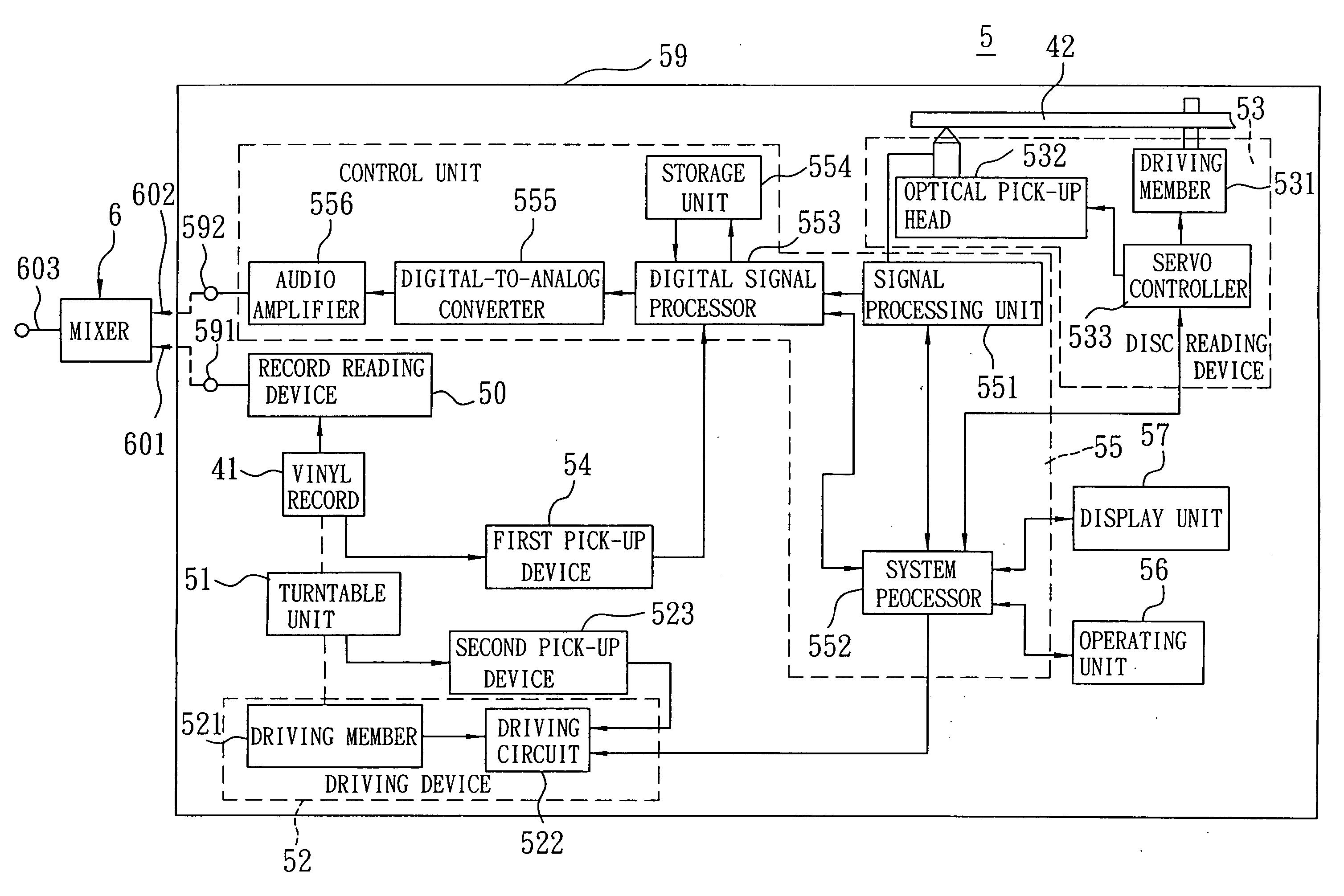 Digital and analog audio playback apparatus