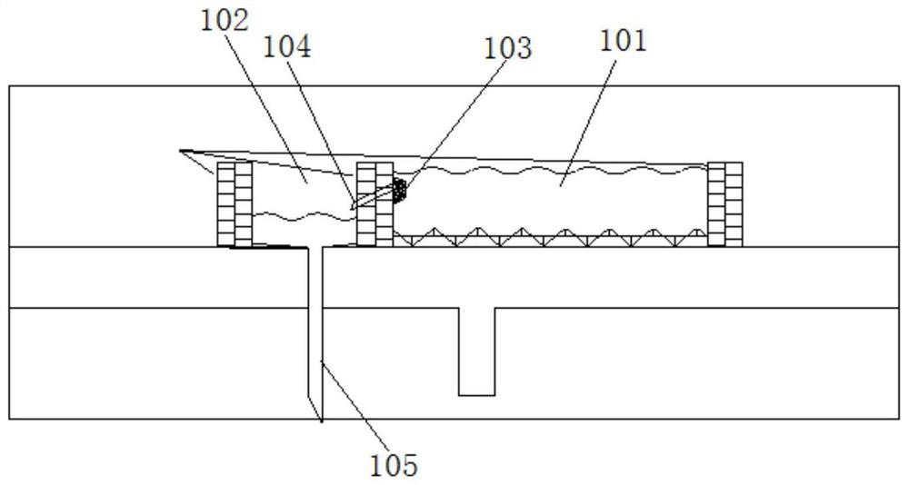 Recycling method of rain sewage in construction site