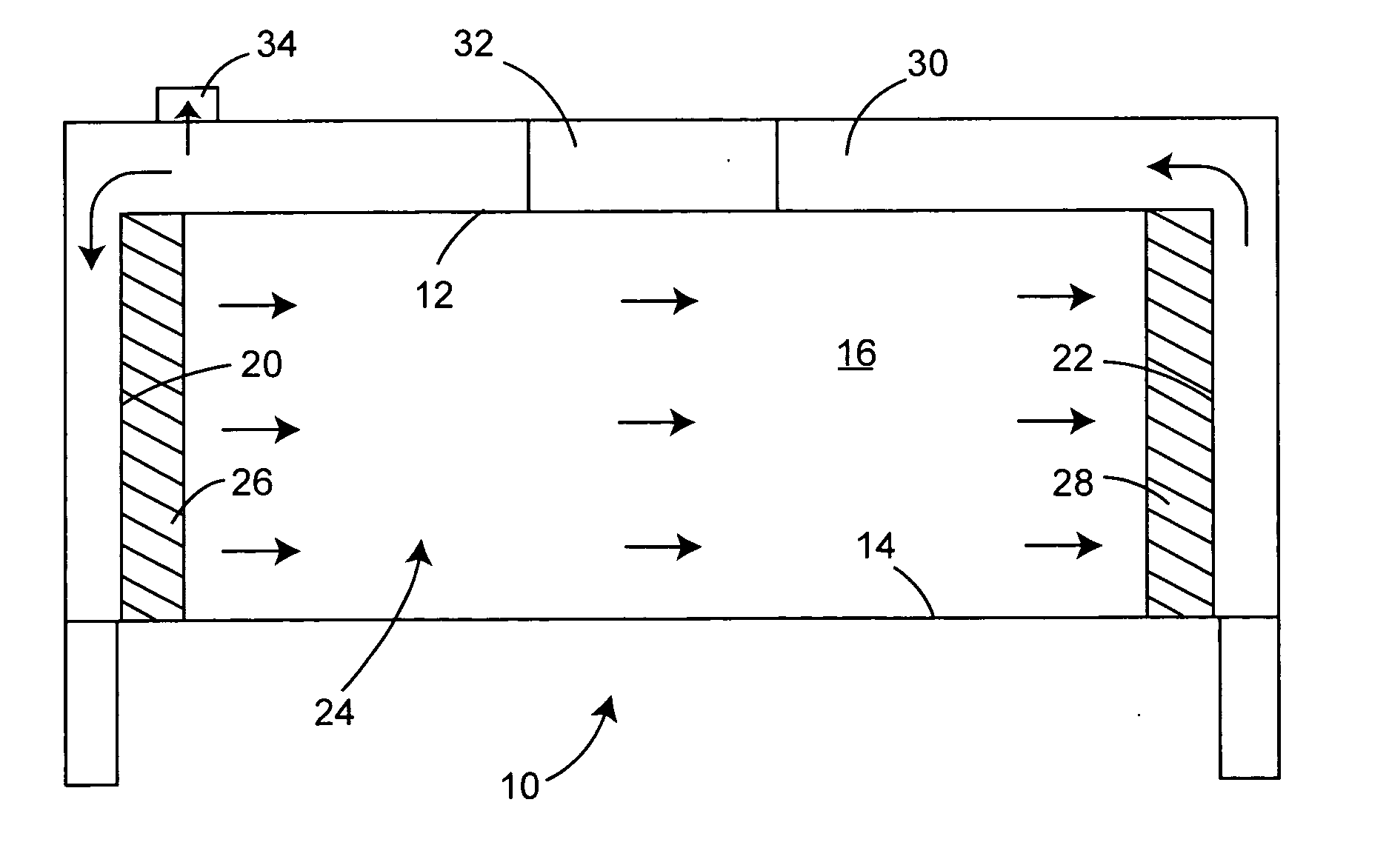 Lateral-flow biohazard safety enclosure