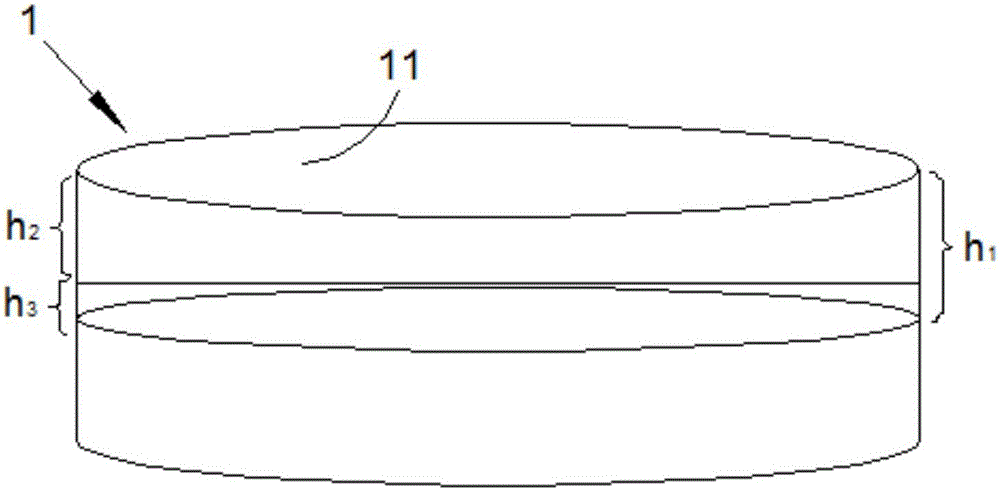 Detection method for deep layer impurity element