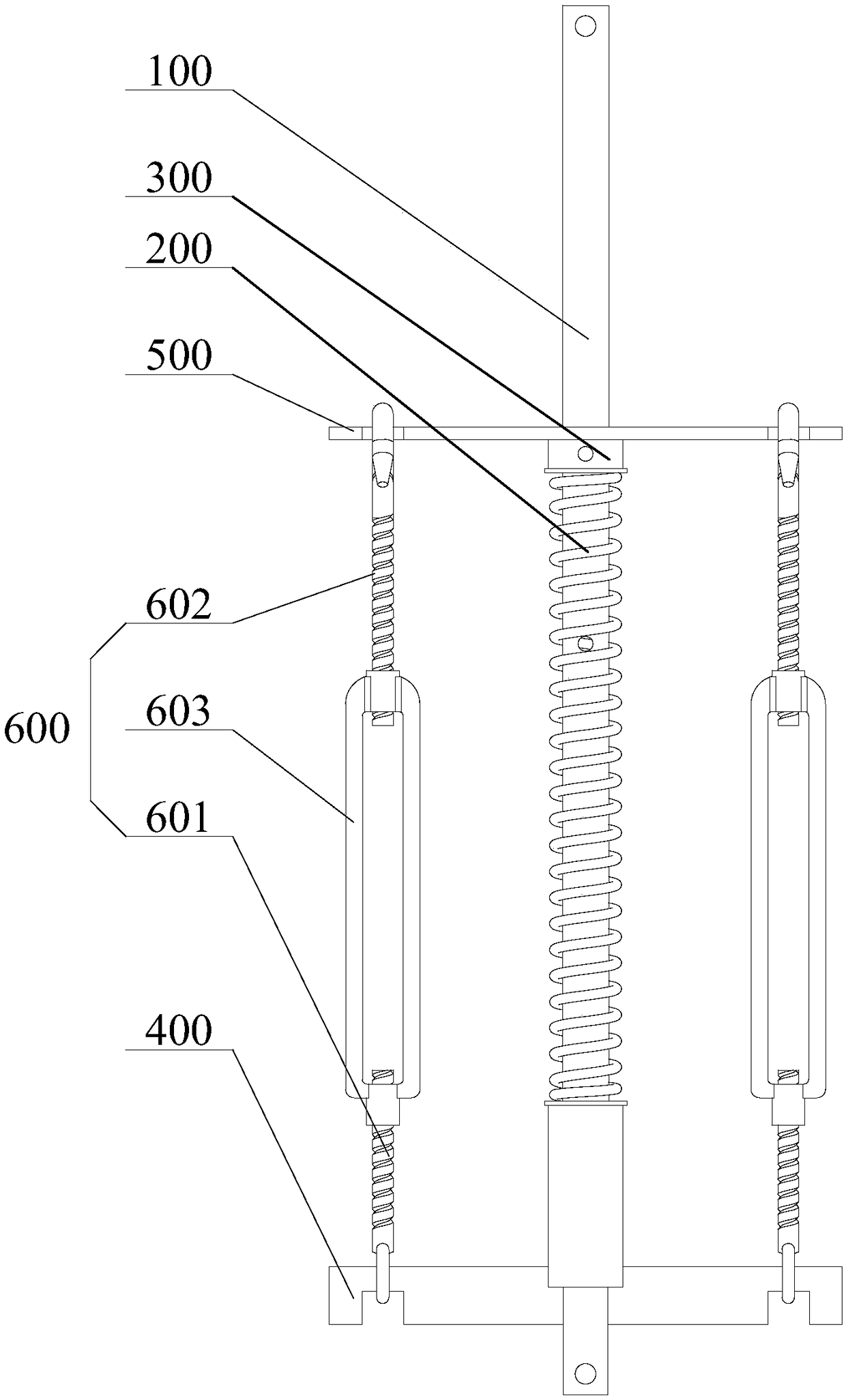 Replacement device used for disconnector spring