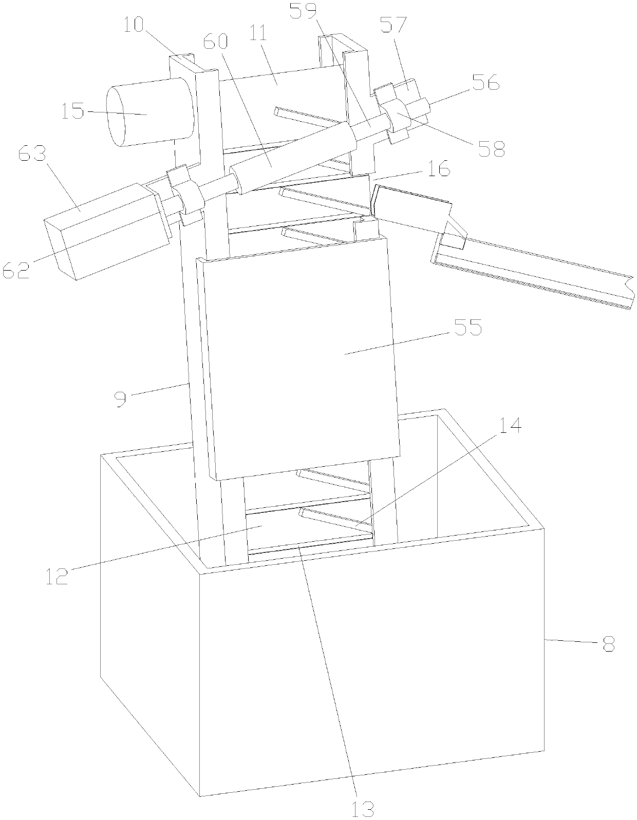 Bearing outer surface grinding and conveying and machining all-in-one machine