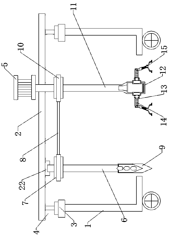 Agricultural soil-loosening device