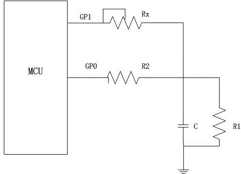 Circuit and method for measuring resistance of variable resistor