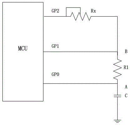 Circuit and method for measuring resistance of variable resistor