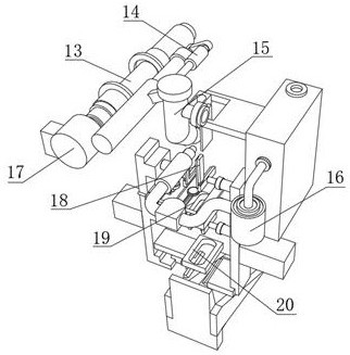 Wild vegetable automatic weighing, water injection and sealing device