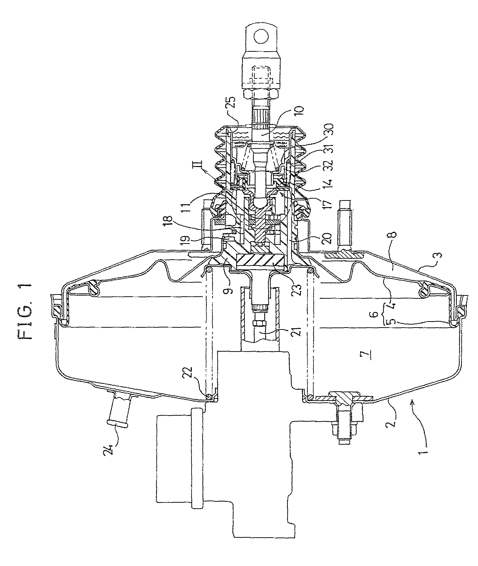 Fluid pressure booster