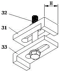 Adjustable welding restraint stress testing device