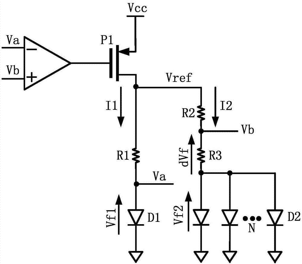 High-performance high-reliability reference voltage source of low-voltage complementary metal oxide semiconductor (CMOS)