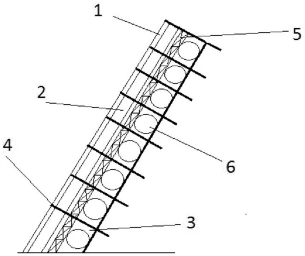 Dry spraying and wet spraying combined vegetation concrete ecological restoration method for high and steep slope