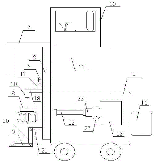 Improved tree planting vehicle