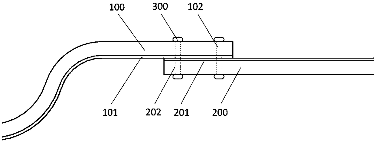 Circuit board connecting structure