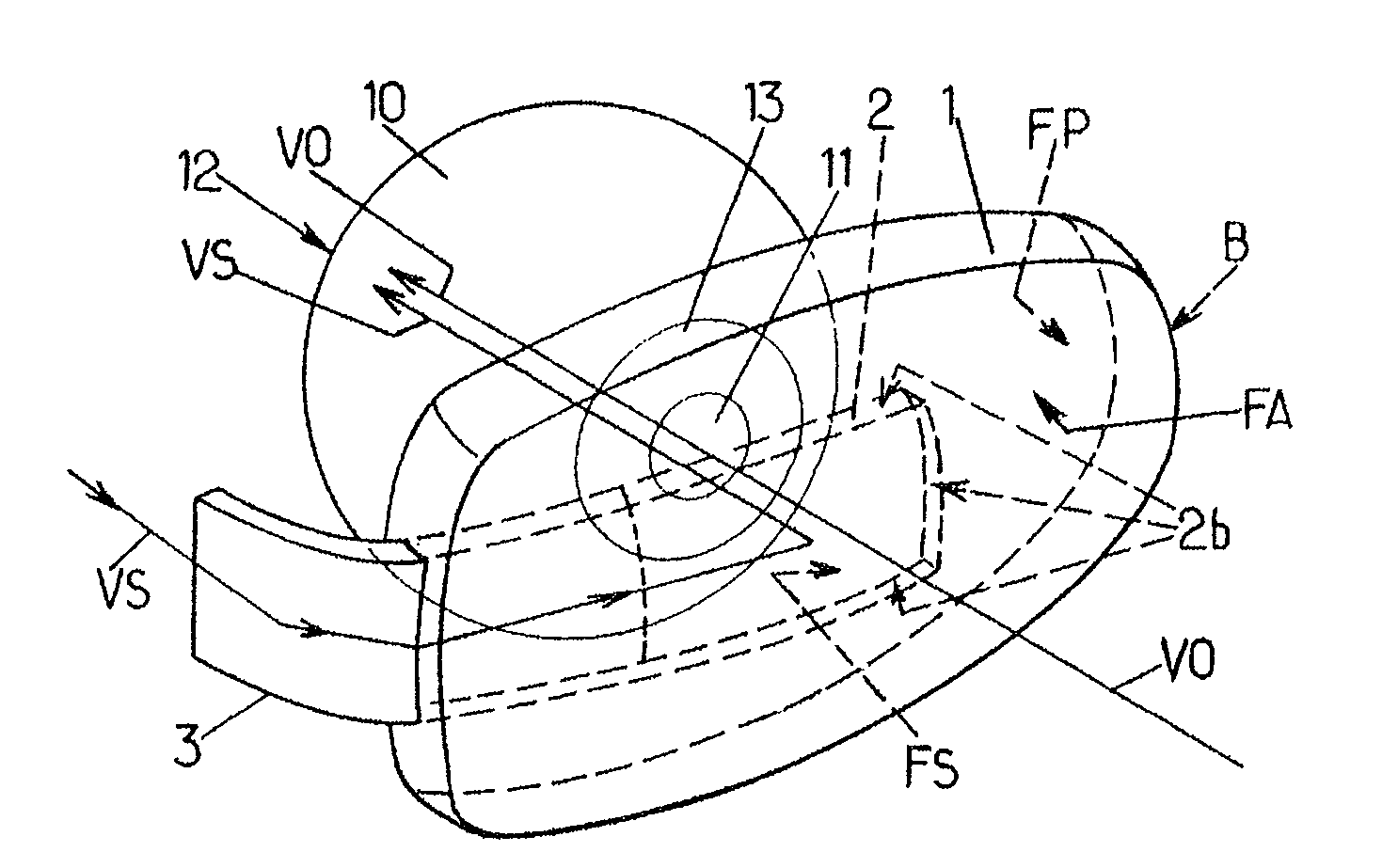 Spectacle lens providing ophthalmic vision and an additional vision