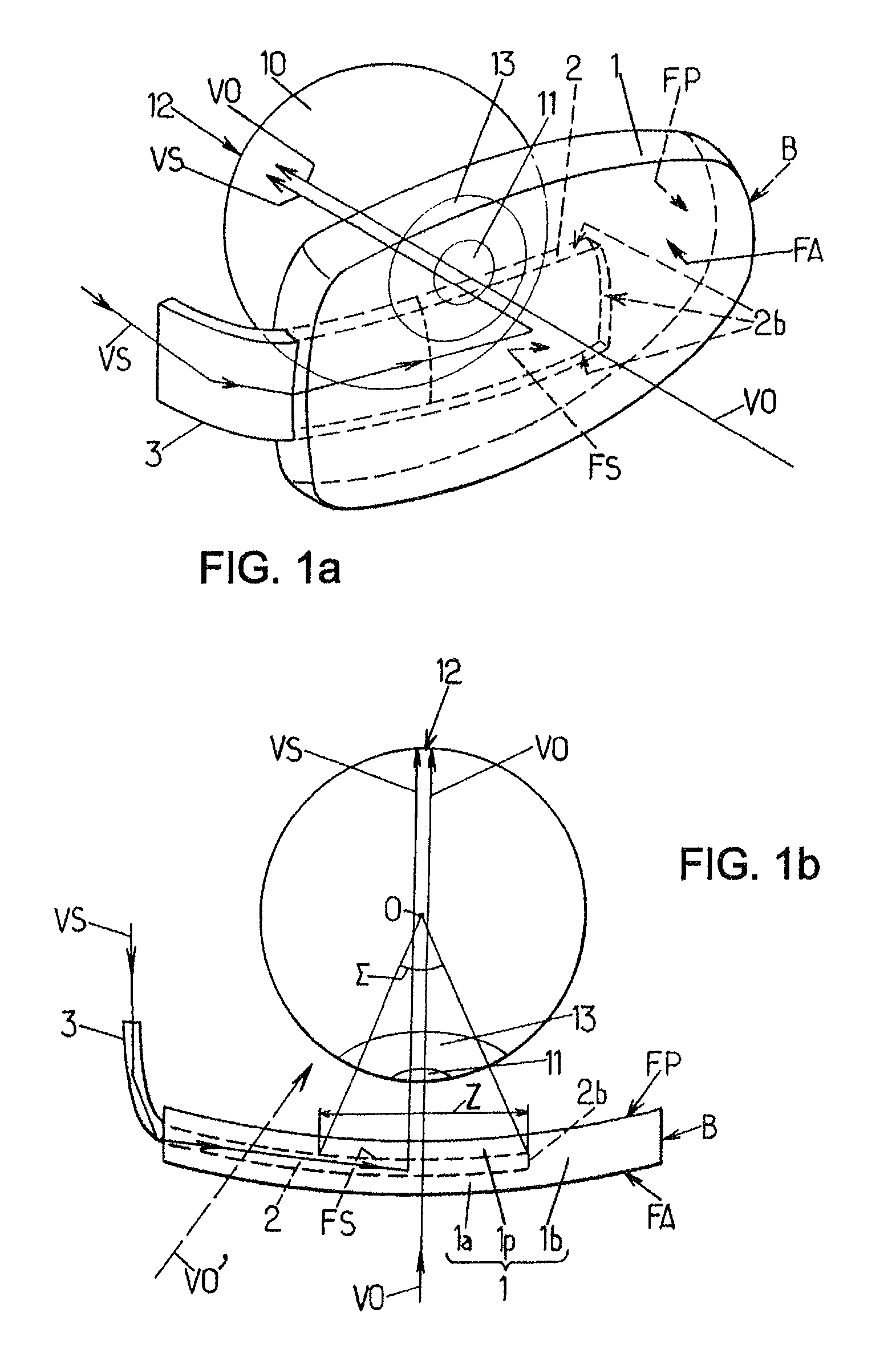 Spectacle lens providing ophthalmic vision and an additional vision