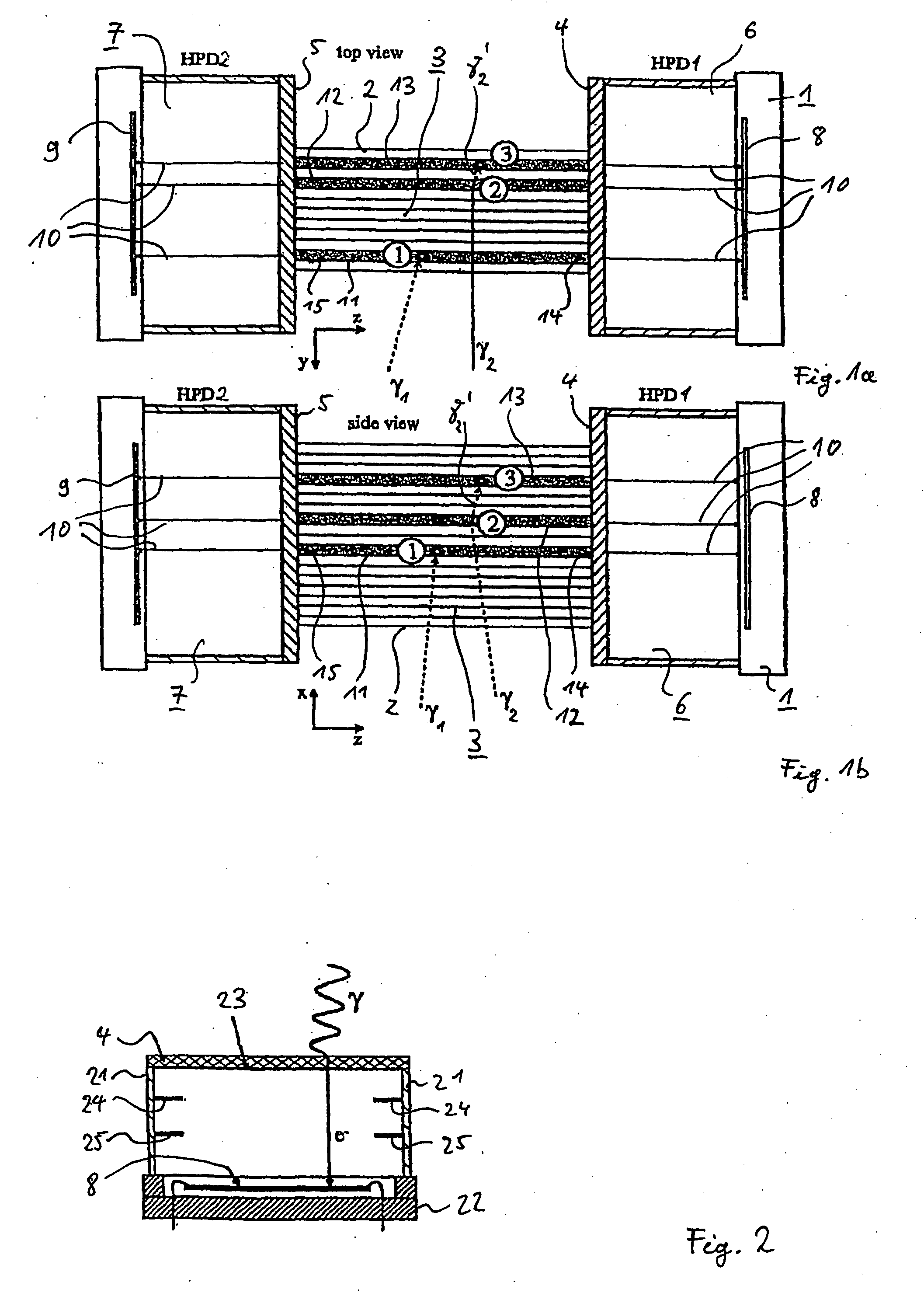 Gamma ray detector for positron emission tomography (pet) and single photon emisson computed tomography (spect)