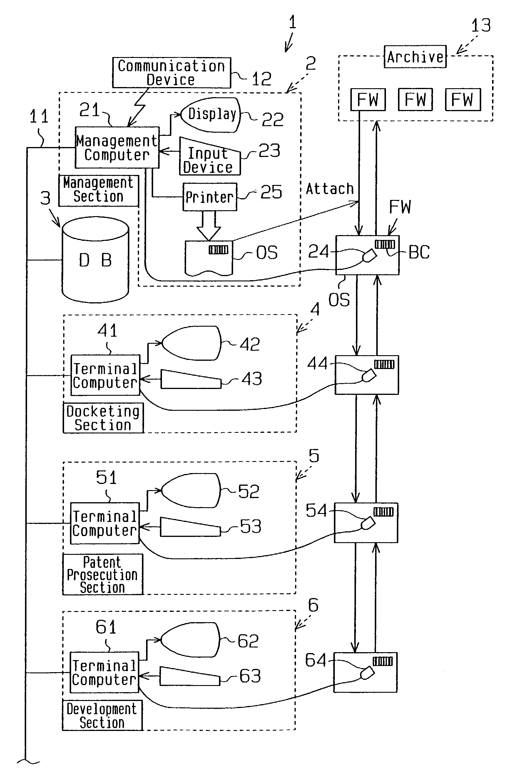 Method and system for managing cases